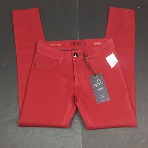 DL1961 EMMA LEGGING FLAME 4-way STRETCH NWT